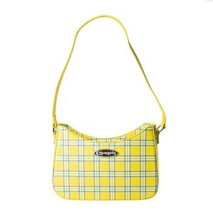Clueless Yellow Plaid Shoulder Handbag Purse Bag
